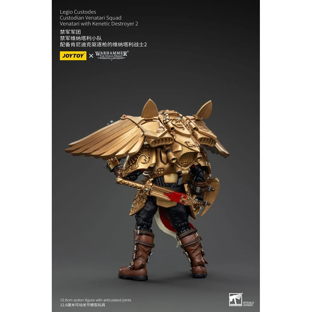 Warhammer The Horus Heresy Action Figure 1/18 Legio Custodes Custodian Venatari Squad Venatari with Kenetic Destroyer 2 13 cm