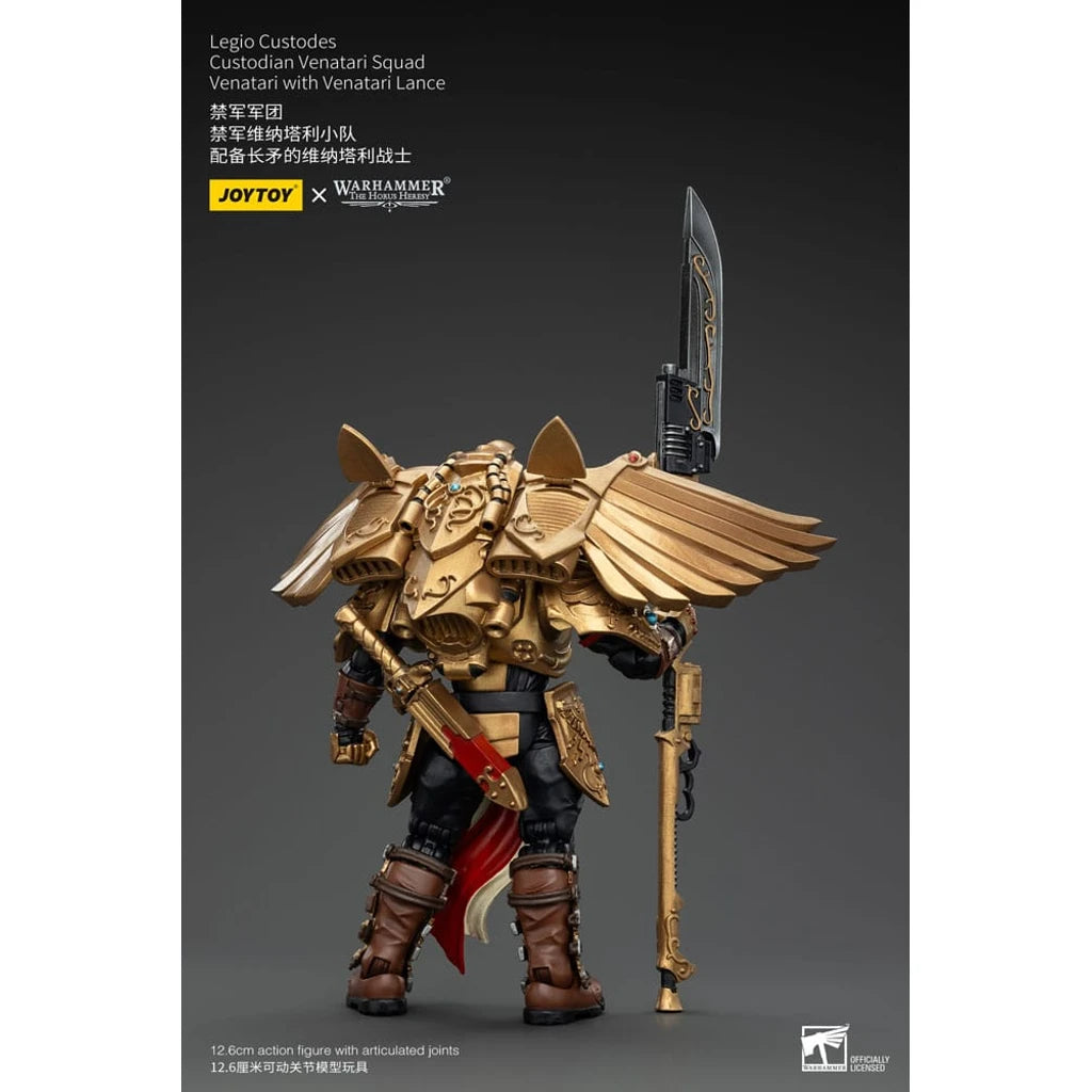 Warhammer The Horus Heresy Action Figure 1/18 Legio Custodes Custodian Venatari Squad Venatari with Venatari Lance 13 cm