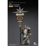 Warhammer The Horus Heresy Action Figure 1/18 lron Warriors Command Squad Chosen with Legion Standard 12 cm