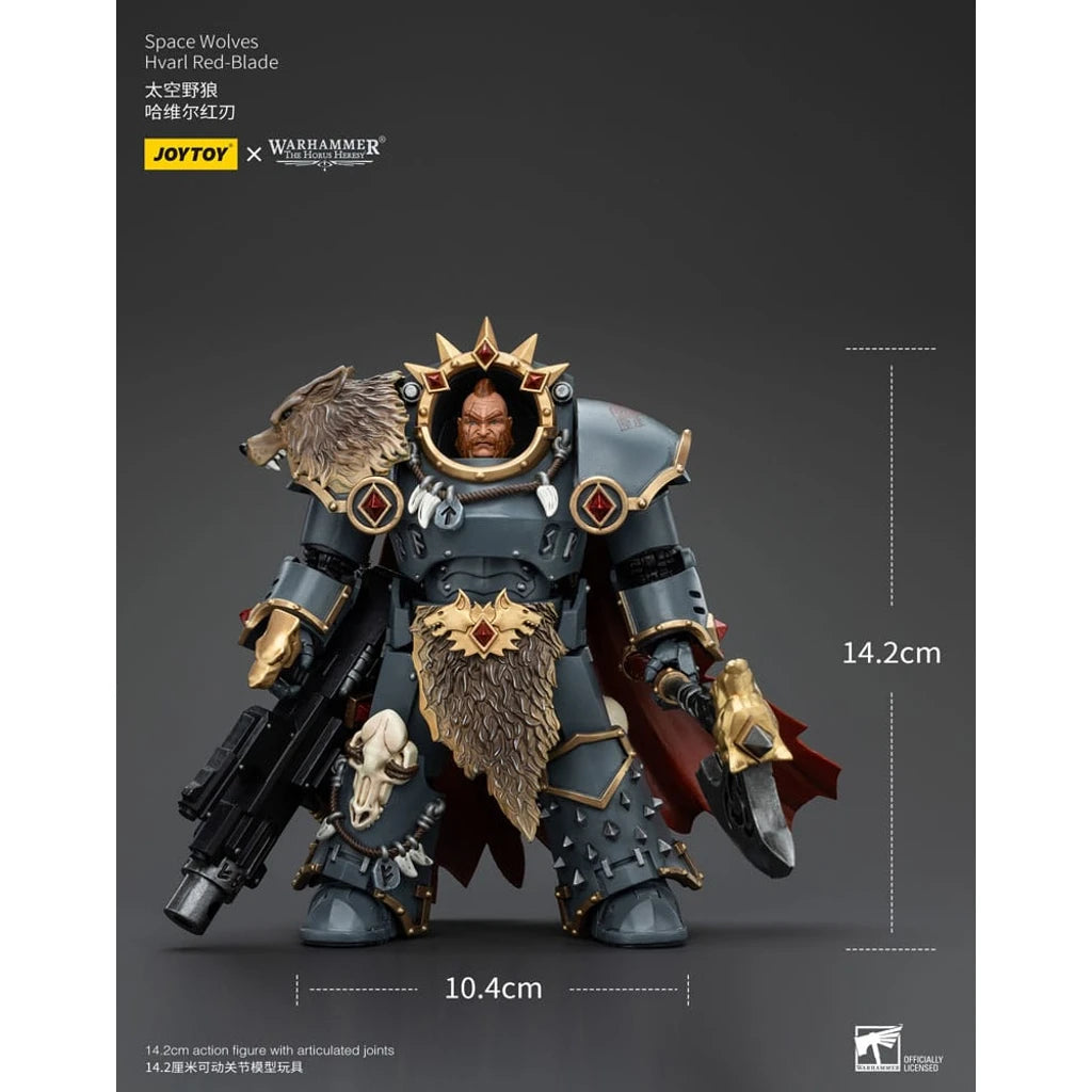 Warhammer The Horus Heresy Action Figure 1/18 Space Wolves Hvarl Red-Blade 14 cm