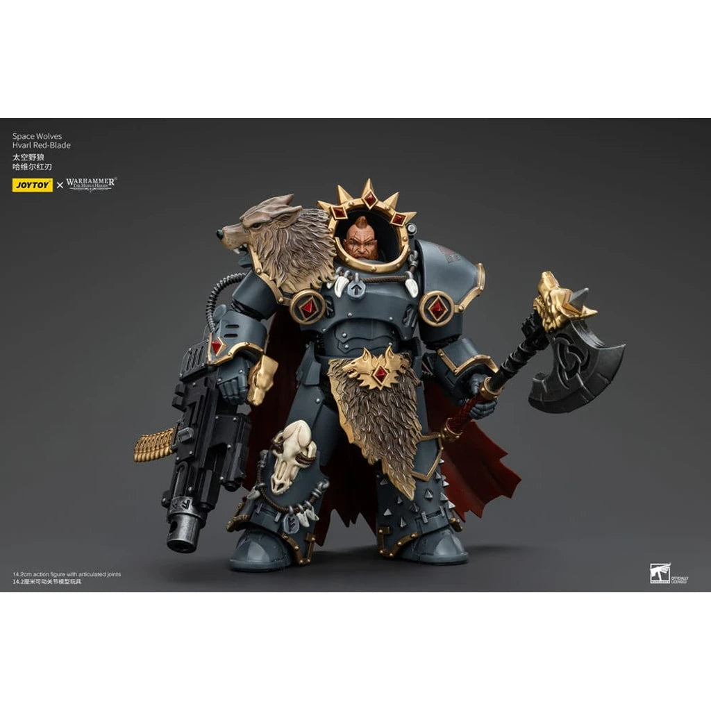 Warhammer The Horus Heresy Action Figure 1/18 Space Wolves Hvarl Red-Blade 14 cm