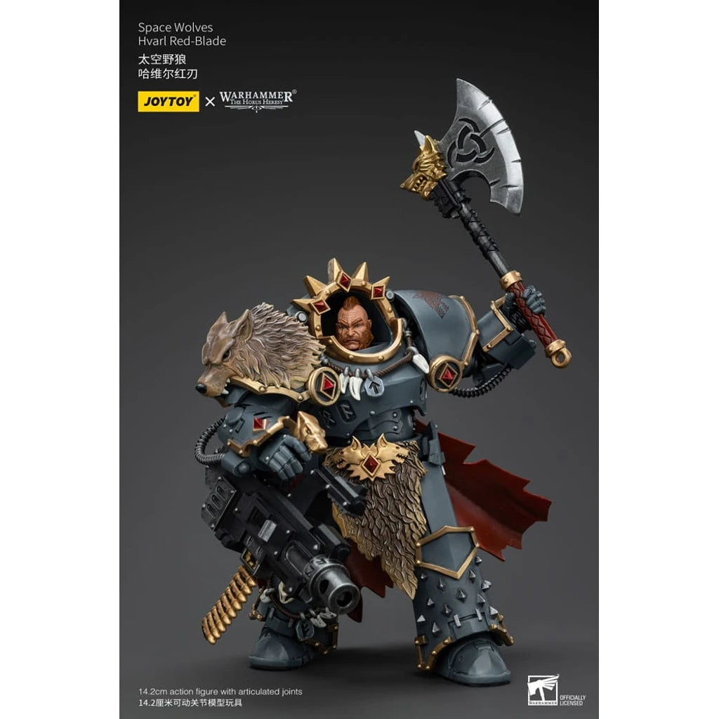 Warhammer The Horus Heresy Action Figure 1/18 Space Wolves Hvarl Red-Blade 14 cm
