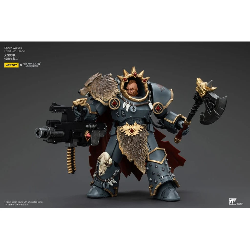 Warhammer The Horus Heresy Action Figure 1/18 Space Wolves Hvarl Red-Blade 14 cm