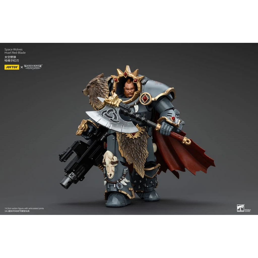 Warhammer The Horus Heresy Action Figure 1/18 Space Wolves Hvarl Red-Blade 14 cm