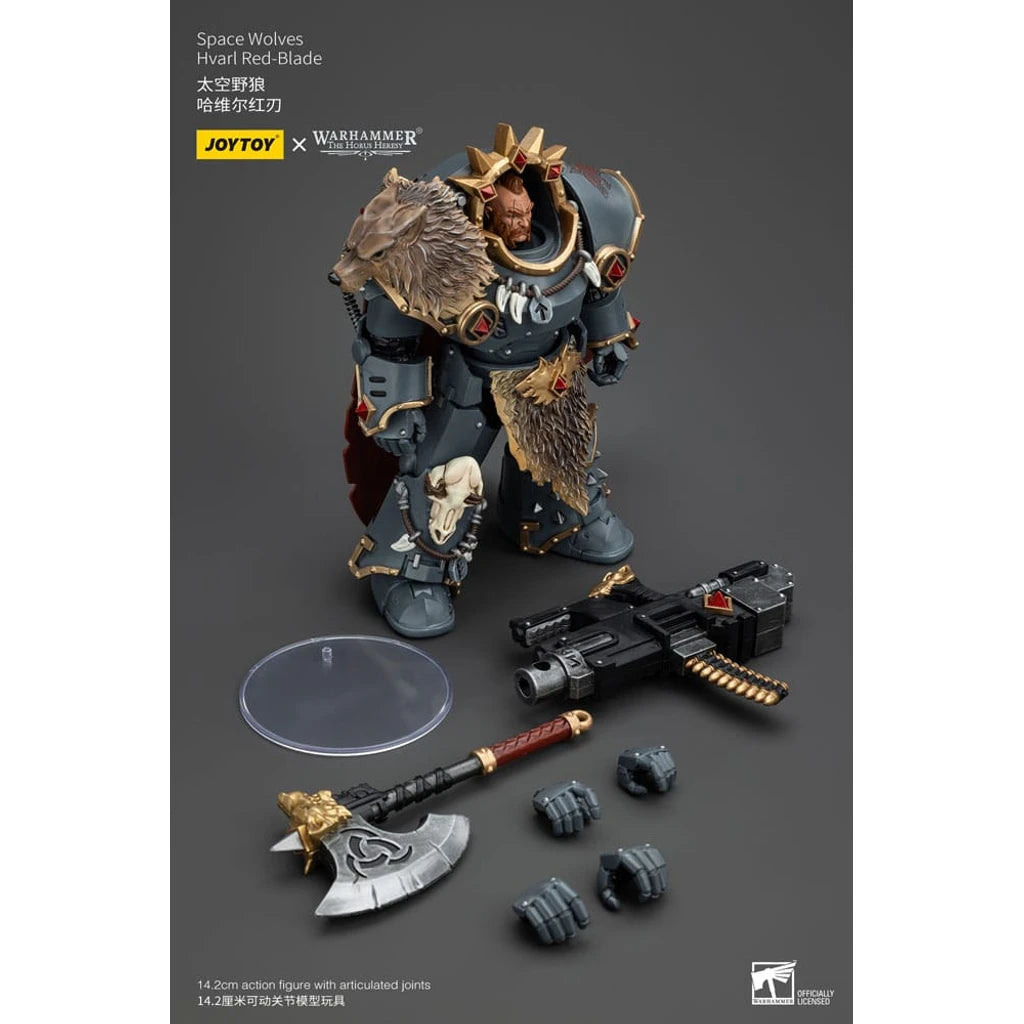 Warhammer The Horus Heresy Action Figure 1/18 Space Wolves Hvarl Red-Blade 14 cm