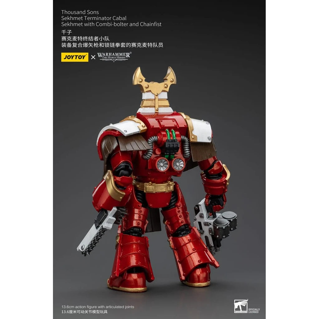 Warhammer The Horus Heresy Action Figure 1/18 Thousand Sons Sekhmet Terminator Cabal Sekhmet with Combi-Bolter and Chainfist 14 cm