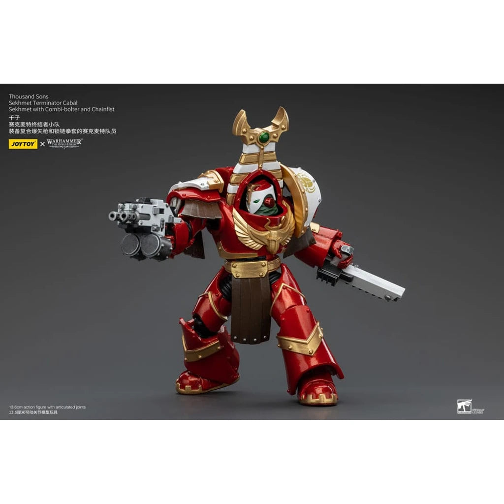 Warhammer The Horus Heresy Action Figure 1/18 Thousand Sons Sekhmet Terminator Cabal Sekhmet with Combi-Bolter and Chainfist 14 cm
