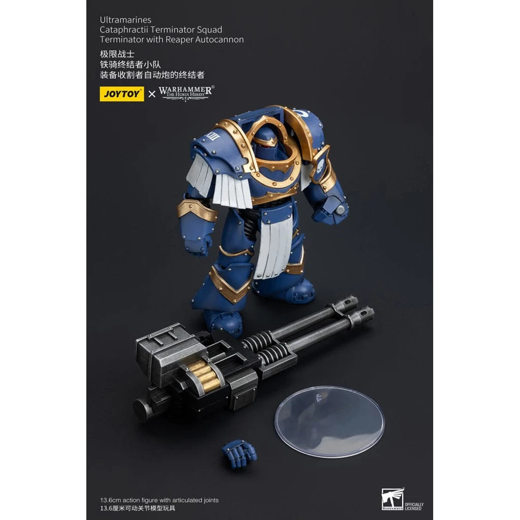 Warhammer The Horus Heresy Action Figure 1/18 Uitramarines Cataphractii Terminator Squad Terminator with Reaper Autocannon 14 cm