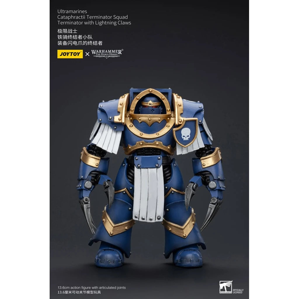 Warhammer The Horus Heresy Action Figure 1/18 Ultramarines Cataphractii Terminator Squad Terminator with Lightning Claws 14 cm