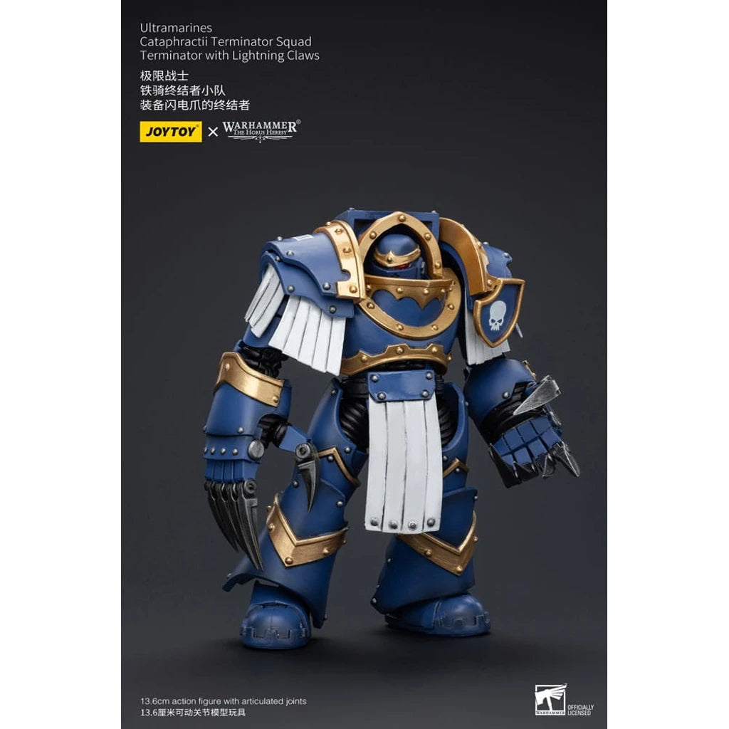 Warhammer The Horus Heresy Action Figure 1/18 Ultramarines Cataphractii Terminator Squad Terminator with Lightning Claws 14 cm