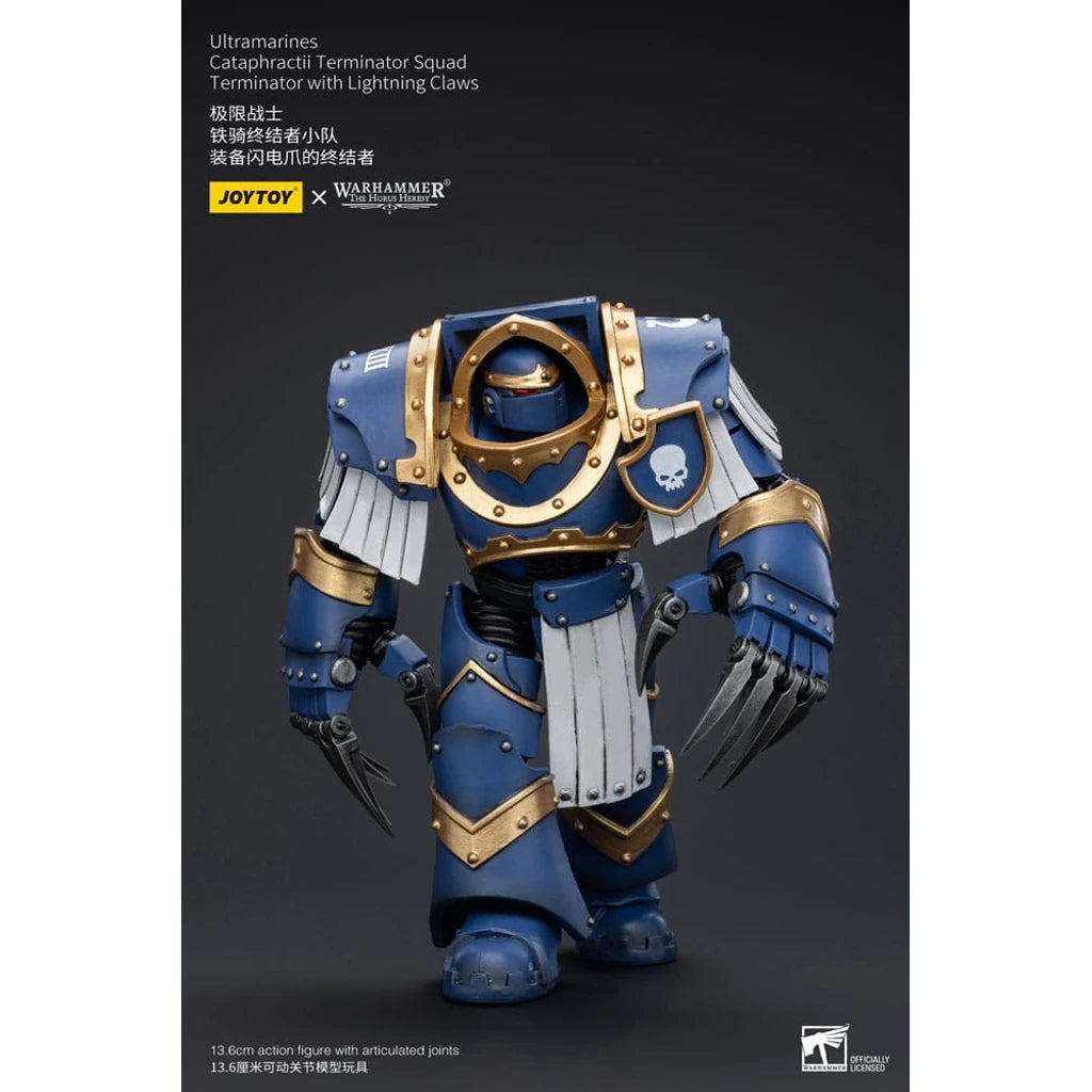 Warhammer The Horus Heresy Action Figure 1/18 Ultramarines Cataphractii Terminator Squad Terminator with Lightning Claws 14 cm