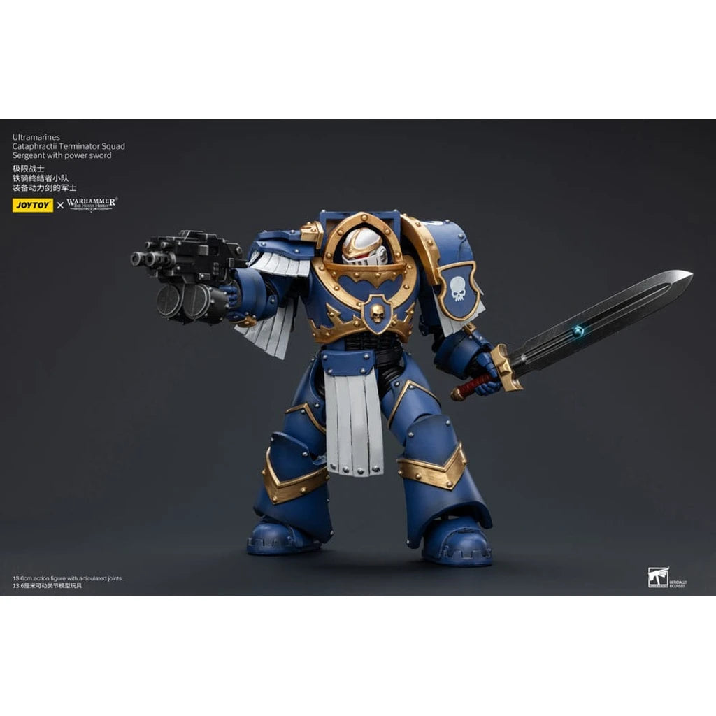 Warhammer The Horus Heresy Action Figure 1/18 Ultramarines Cataphractii Terminator Squad Sergeant with Power Sword 14 cm