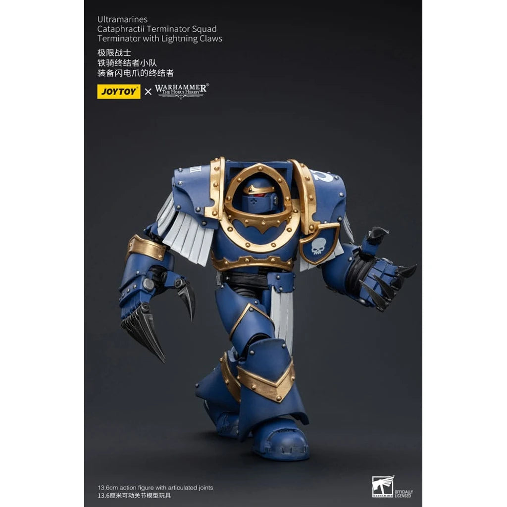 Warhammer The Horus Heresy Action Figure 1/18 Ultramarines Cataphractii Terminator Squad Terminator with Lightning Claws 14 cm