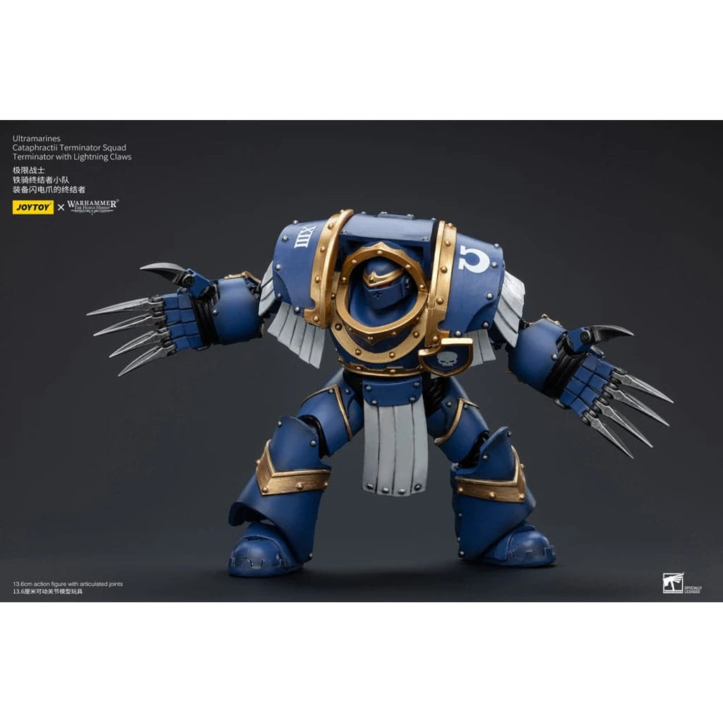 Warhammer The Horus Heresy Action Figure 1/18 Ultramarines Cataphractii Terminator Squad Terminator with Lightning Claws 14 cm