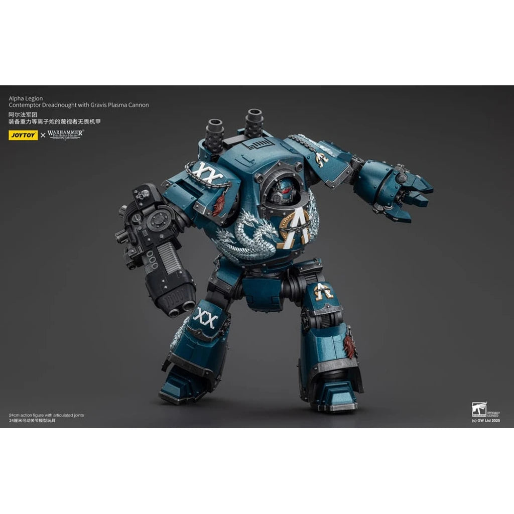 Warhammer The Horus Heresy Action Figure Alpha Legion Contemptor Dreadnought with Gravis Plasma Cannon 25 cm