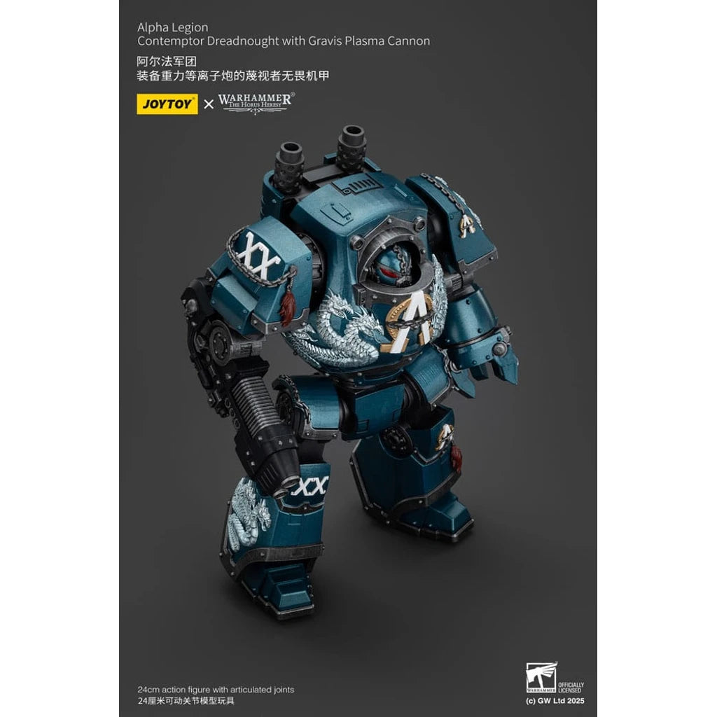 Warhammer The Horus Heresy Action Figure Alpha Legion Contemptor Dreadnought with Gravis Plasma Cannon 25 cm