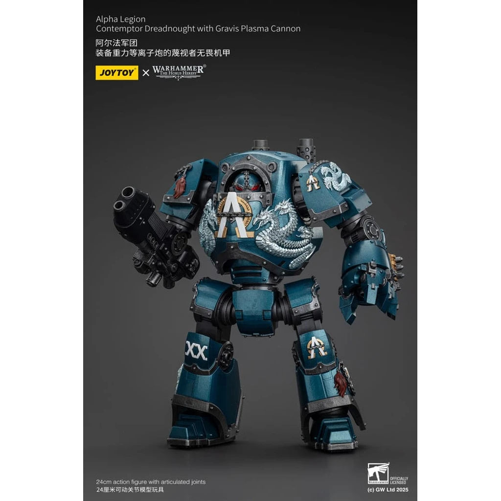 Warhammer The Horus Heresy Action Figure Alpha Legion Contemptor Dreadnought with Gravis Plasma Cannon 25 cm