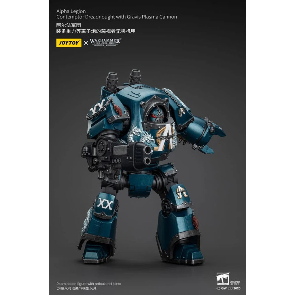 Warhammer The Horus Heresy Action Figure Alpha Legion Contemptor Dreadnought with Gravis Plasma Cannon 25 cm