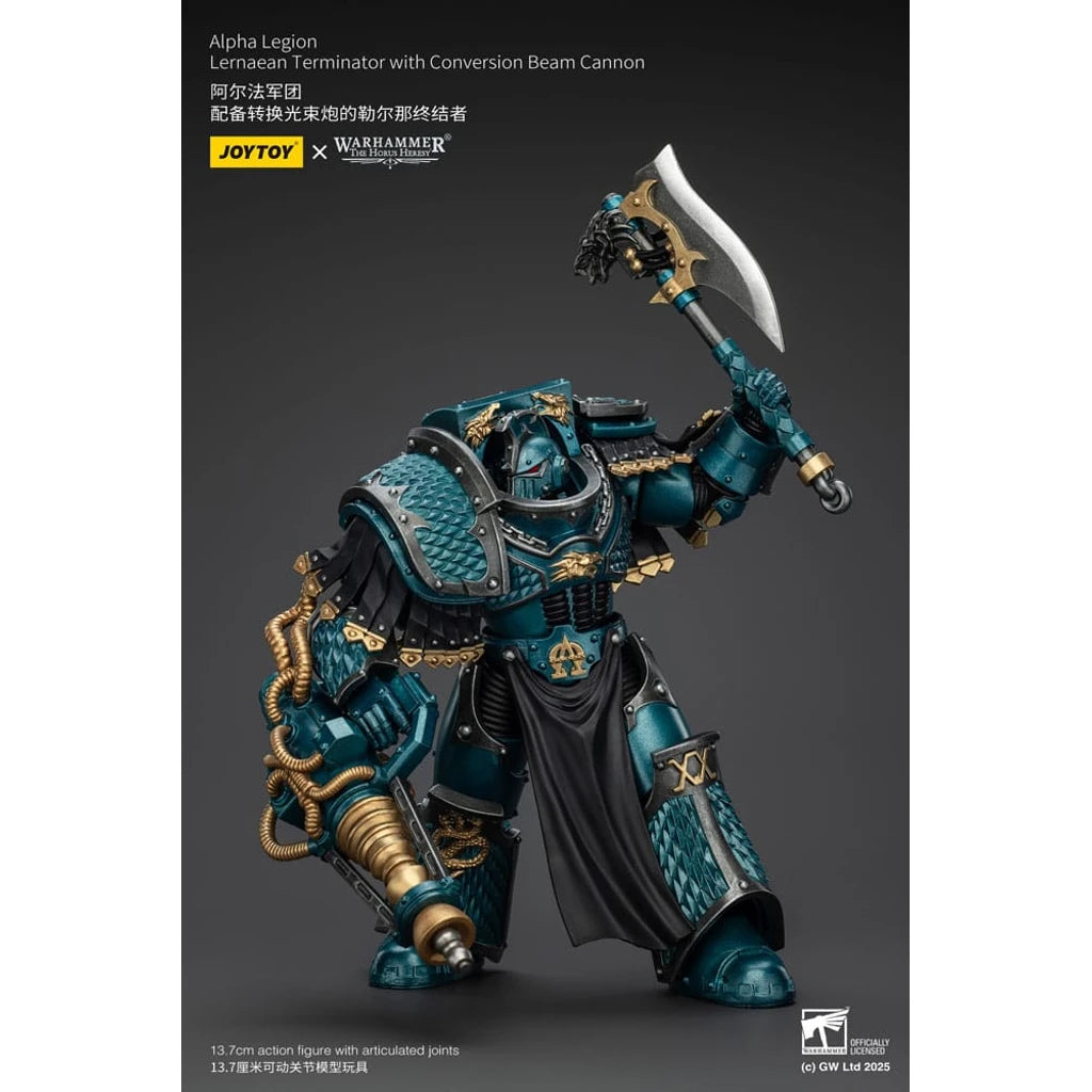Warhammer The Horus Heresy Action Figure Alpha Legion Lernaean Terminator with Conversion Beam Cannon 20 cm