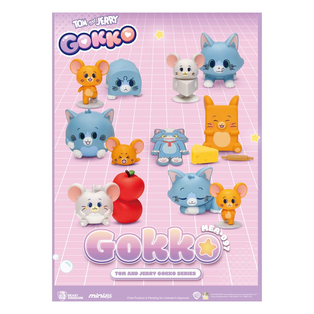 Tom & Jerry Gokko Series Figures Blind Box (6) 