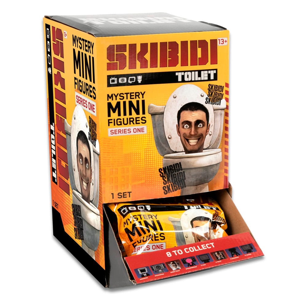 Skibidi Toilet MiniFigures 6 cm Series 1 Display (24)