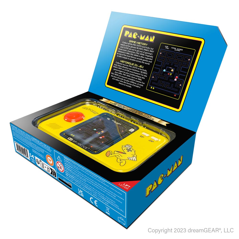 Pac-Man Portable Gaming System Pocket Player Pro 