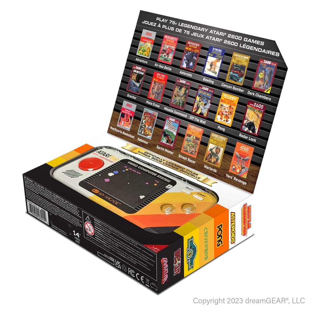 Atari Portable Gaming System Pocket Player Pro 