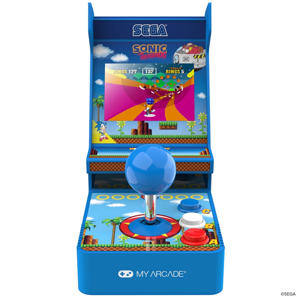 Sonic The Hedgehog Portable Retro Arcade Joystick Player 