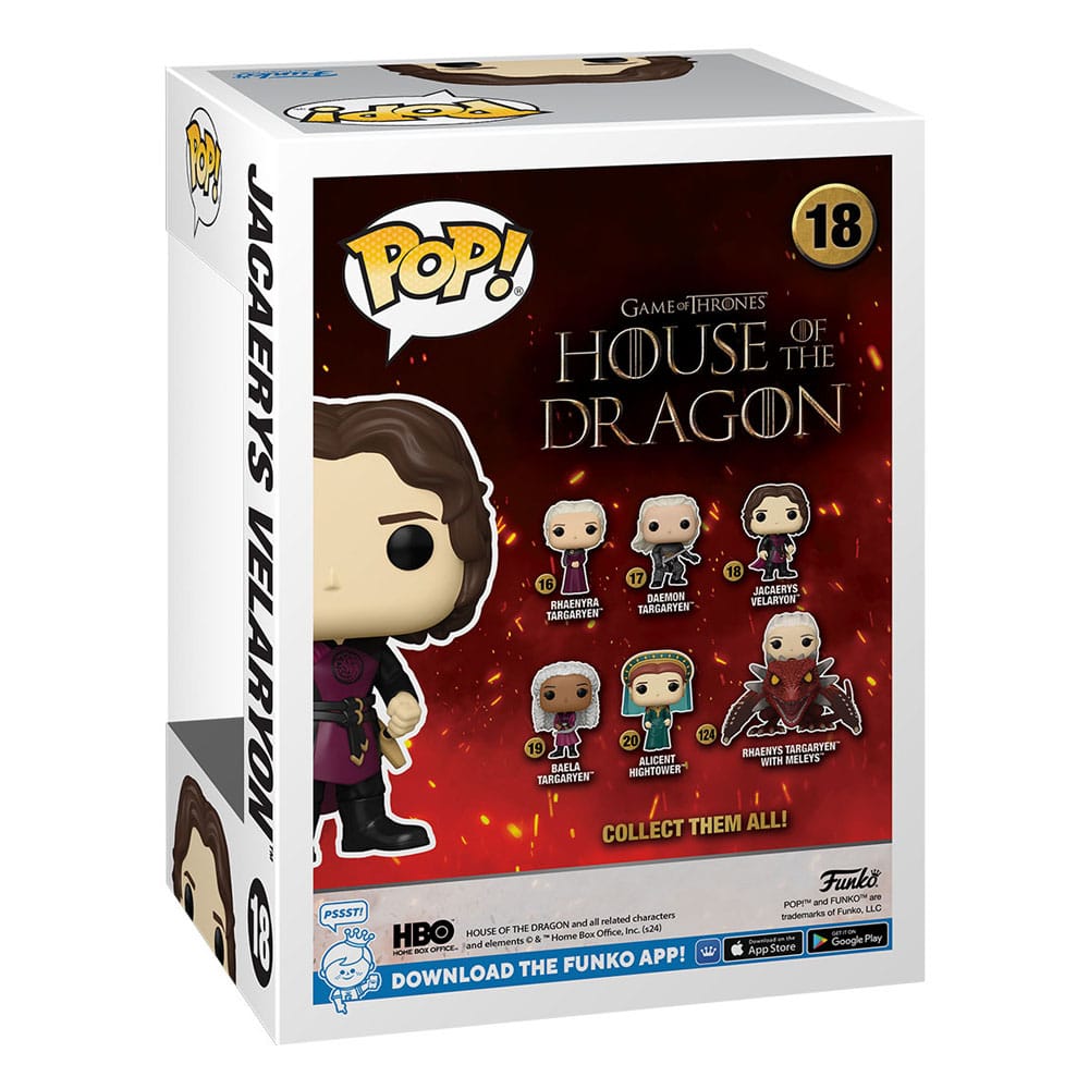 House of the Dragon POP! TV Vinyl Figure Jarcarys Valaryon 9 cm 