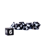 FanRoll Sharp Edge Silicone Dice Set Gold Scatter (7)