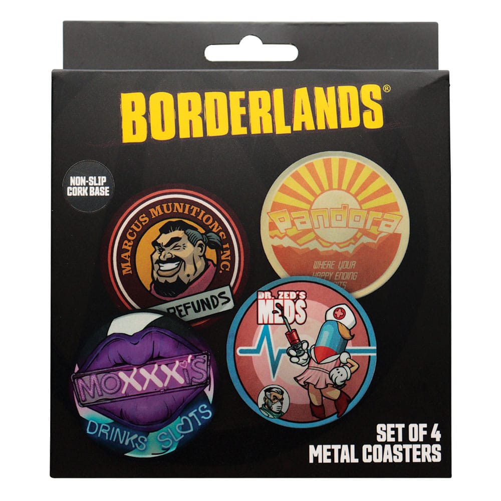 Borderlands Coaster 4-Pack 