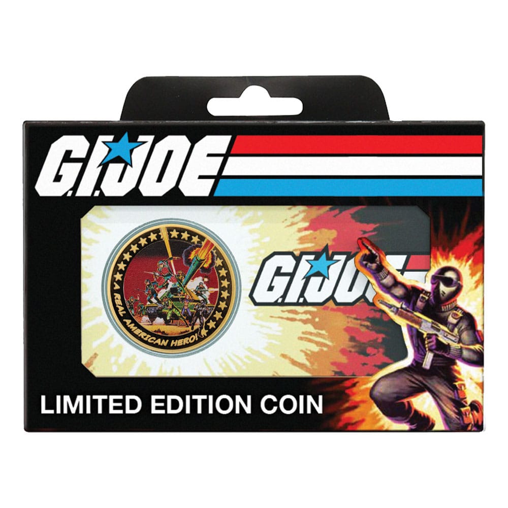 G.I. Joe Collectable Coin A Real American Hero 60th Anniversary 24k Gold Plated Limited Edition     