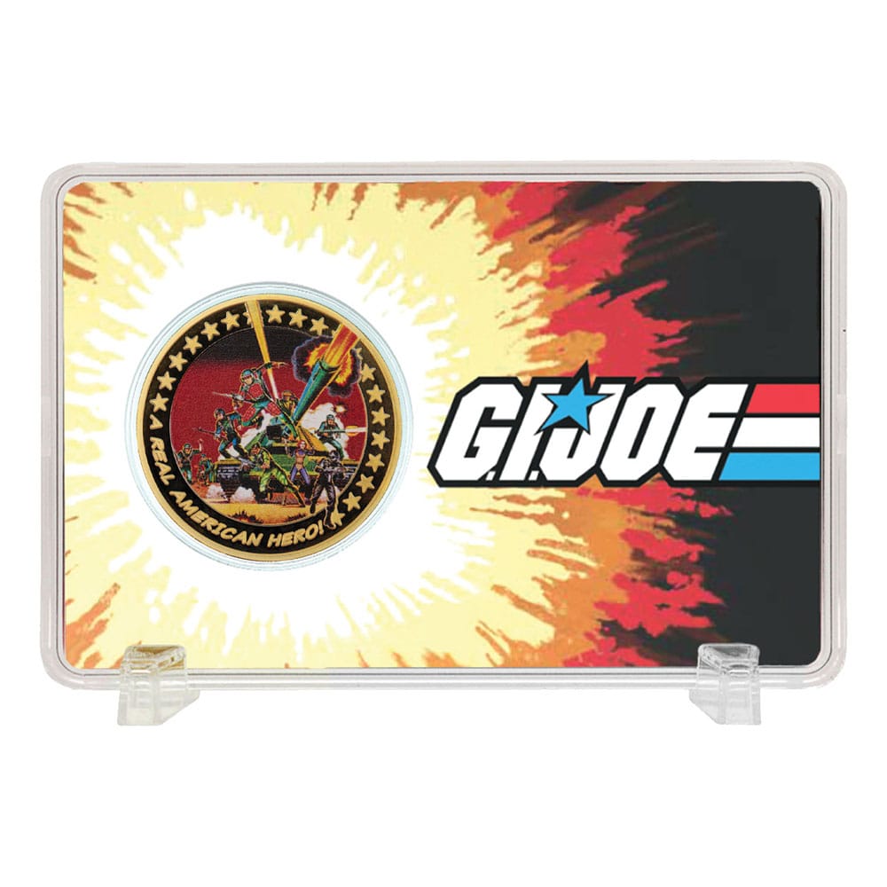 G.I. Joe Collectable Coin A Real American Hero 60th Anniversary 24k Gold Plated Limited Edition     