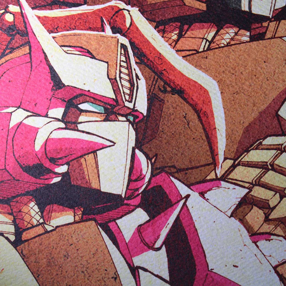 Transformers Art Print Optimus Prime Limited Edition 42 x 30 cm   