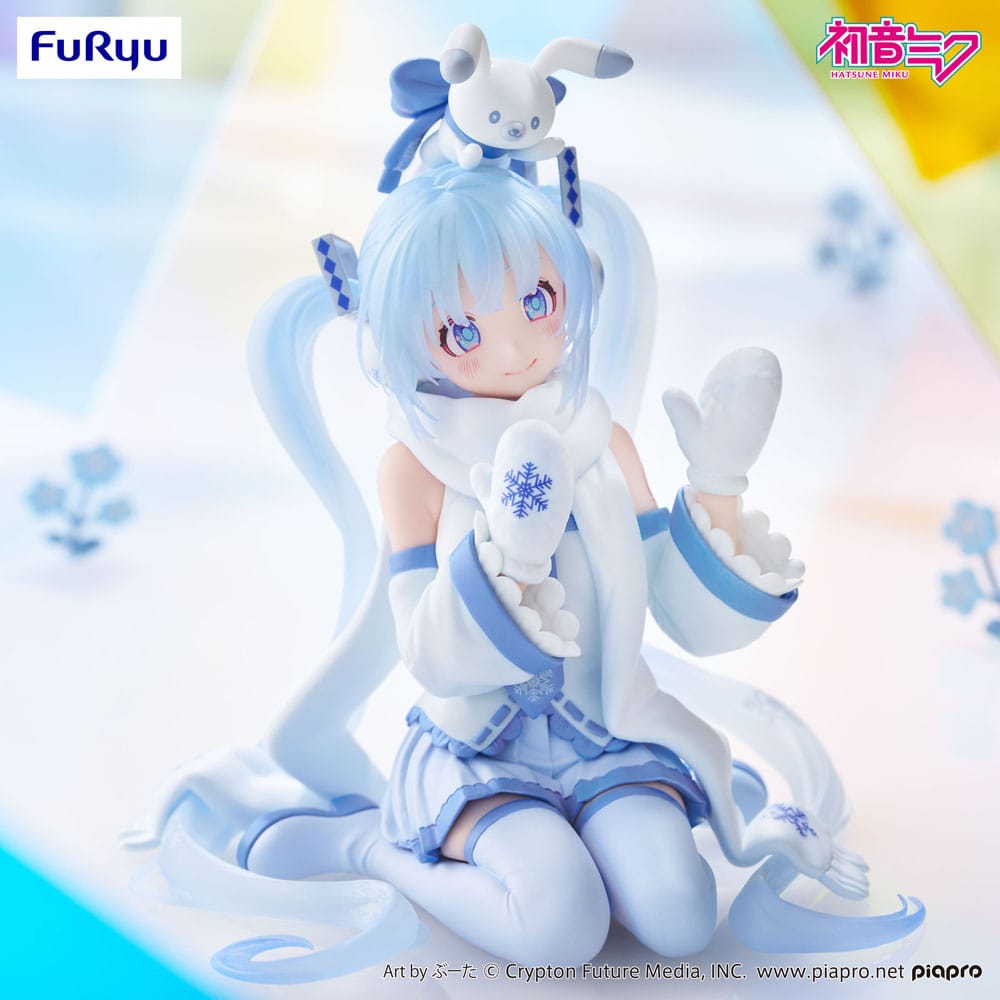 Hatsune Miku Noodle Stopper PVC Statue Snow Miku Sky Town 10th Ver. 10 cm 