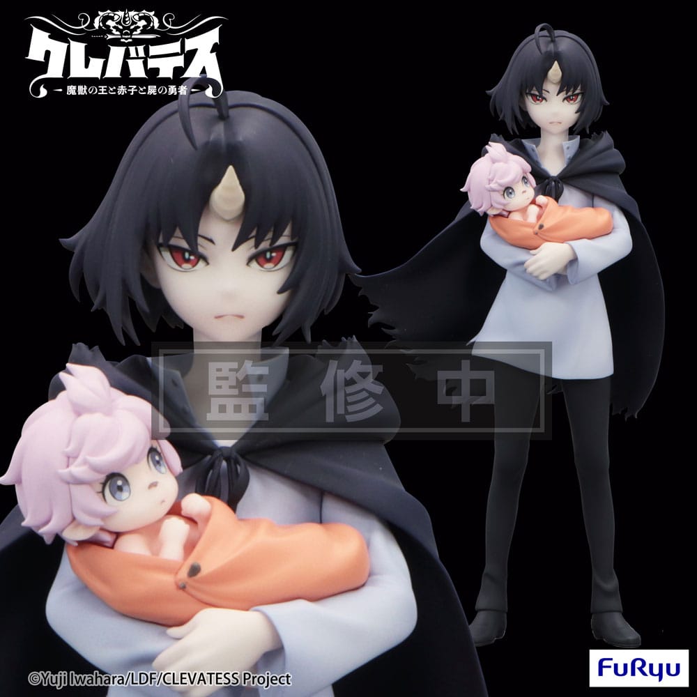 Clevatess Trio-Try-iT PVC Statue Clen & Luna 17 cm     