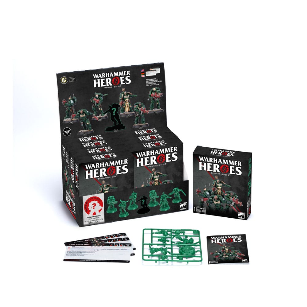 Warhammer Heroes Miniatures Dark Angels Display (8)