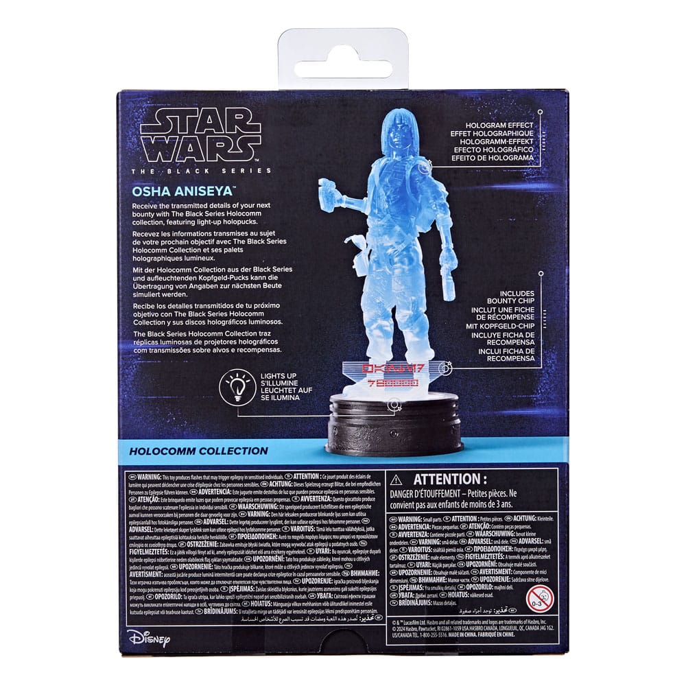 Star Wars Black Series Holocomm Collection Action Figure Osha Aniseya 15 cm