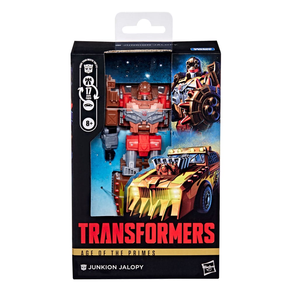 Transformers Age of the Primes Deluxe Class Action Figure Junkion Jalopy 14 cm
