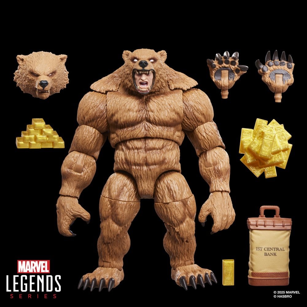 The Amazing Spider-Man Marvel Legends Action Figure Marvel's Grizzly 15 cm