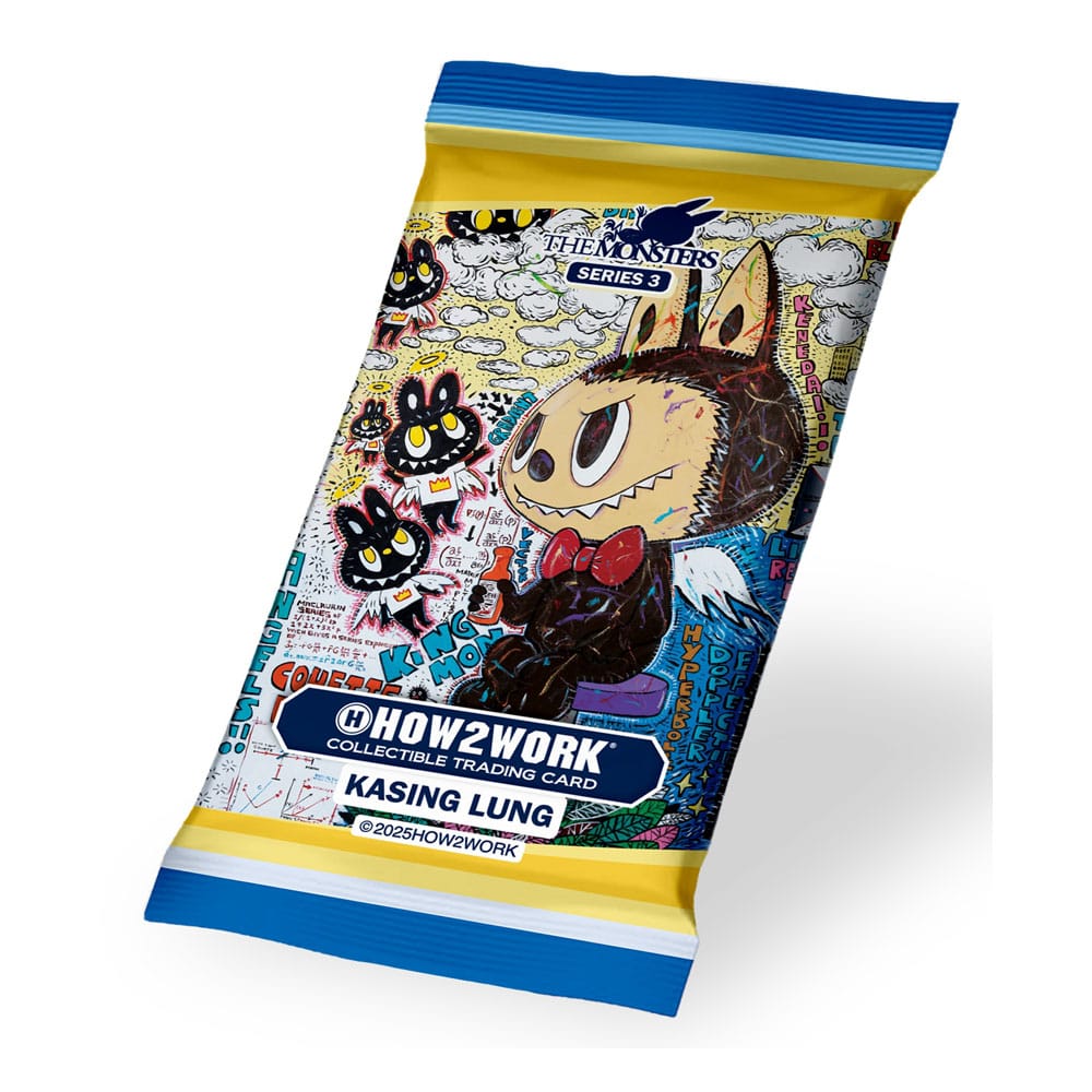 How2work Labubu Collectible Chrome Trading Cards The Monsters Series 3 (10)