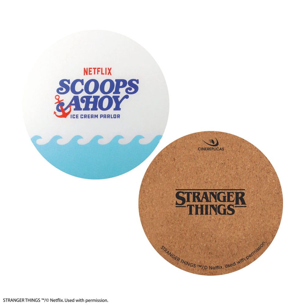 Stranger Things Scoops Ahoy Coaster 4-Pack 