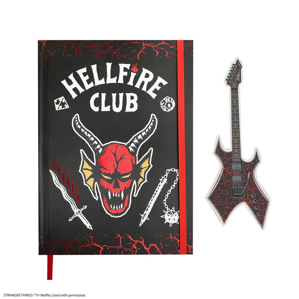 Stranger Things Notebook Hell Fire Club 