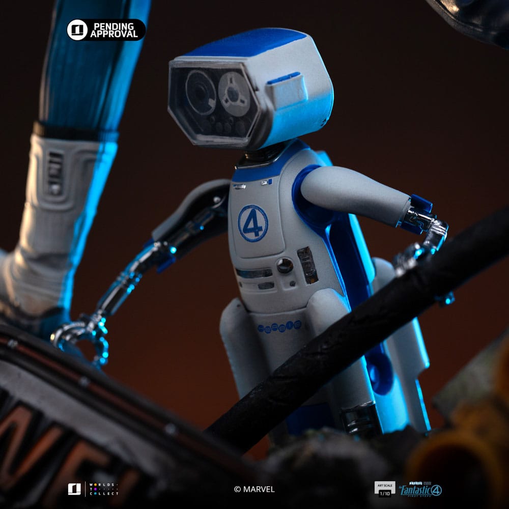 Fantastic Four Art Scale Statue 1/10 Mr. Fantastic and H.E.R.B.I.E 26 cm              
