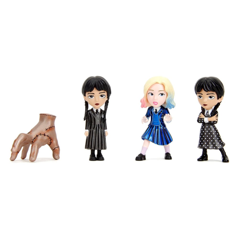 Wednesday Nano Metalfigs Diecast Mini Figures 4-Pack Wave 1 4 cm    
