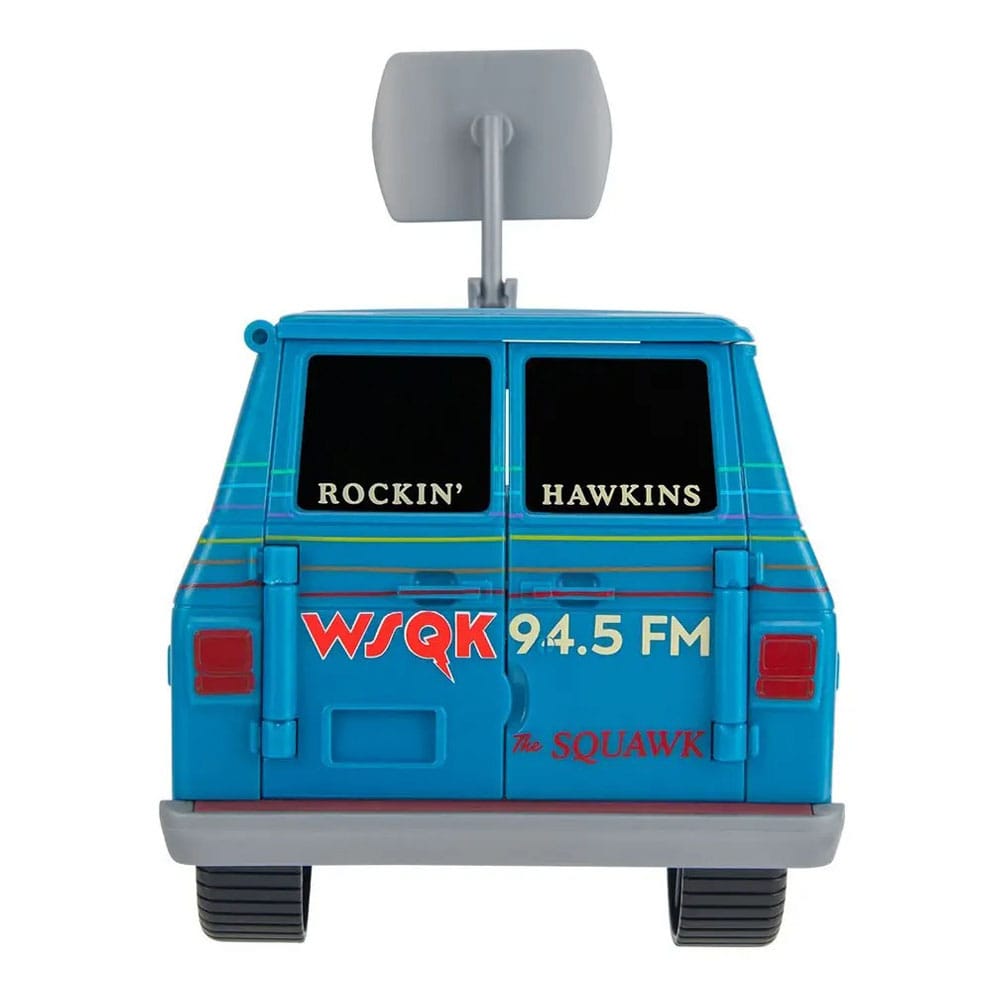 Stranger Things World Of Figure & Vehicle Vehicle with ActionFigure The Squawk van Playset with Steve  