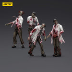 Zombie Dark Source Action Figures 4-Pack Scientists (Male) 8 cm