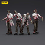 Zombie Dark Source Action Figures 4-Pack Scientists (Male) 8 cm