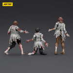 Zombie Dark Source Action Figures 3-Pack Scientists (Female) 8 cm