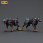Zombie Dark Source Action Figures 2-Pack Police Dogs 8 cm